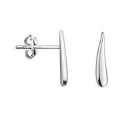 SOFIA MILANI - Boucles d'Oreilles pour Femme en Argent 925 - Boucles d'Oreilles avec Motif en Forme de Clous de Courbe - 20752