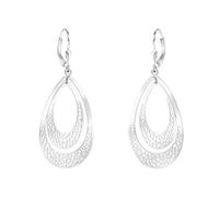 SOFIA MILANI - Boucles d'Oreilles pour Femme en Argent 925 - Boucles d'Oreilles Pendantes avec Motif en Forme d'Ornement - 20941
