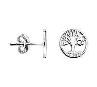 SOFIA MILANI - Boucles d'Oreilles pour Femme en Argent 925 - Clou d'Oreille en Forme d'Arbre - E2196