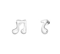 SOFIA MILANI - Boucles d'Oreilles pour Femme en Argent 925 - Clou d'Oreille en Forme de Note de Musique - Note de Croche/Quart - E1789