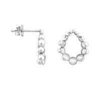 SOFIA MILANI - Boucles d'Oreilles pour Femme en Argent 925 - Clou d'Oreille en Forme de Perle - E3054
