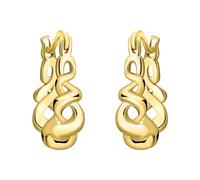 SOFIA MILANI - Boucles d'Oreilles pour Femme en Argent 925 - Plaqué Or - Boucle d'Oreille Pendantes en Forme de Géométrie - E2480
