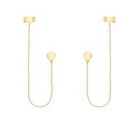 SOFIA MILANI - Boucles d'Oreilles pour Femme en Argent 925 - Plaqué Or - Boucles d'Oreille Pendantes en Forme de Cercle - E1535