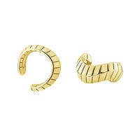 SOFIA MILANI - Boucles d'Oreilles pour Femme en Argent 925 - Plaqué Or - Boucles d'Oreilles Créoles avec Motif en Forme de Faux Piercing - 20969