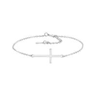 Sofia Milani - Bracelet pour Femmes en Argent 925 - avec Pendentif en Forme de Croix