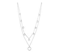 Sofia Milani - Collier pour Femme en Argent 925 - avec Pendentif en Forme de Cercle - N0410