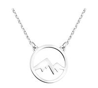 Sofia Milani - Collier pour Femme en Argent 925 - avec Pendentif en Forme de Montagne - N0602