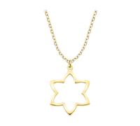 SOFIA MILANI - Collier pour Femme en Argent 925 - Plaqué Or - avec Pendentif en Forme de Fleur - N0474