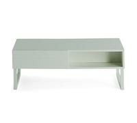 Sofia - table basse - vert sauge mat - 1 niche - 110 cm - Vert sauge
