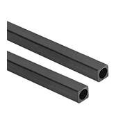 SOFIALXC Lot de 2 tubes carrés en fibre de carbone pour usinage CNC RC - 10 x 10 x 8,5 x 500 mm