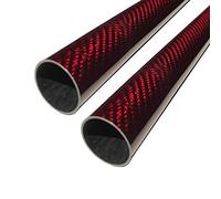 SOFIALXC Rouge Tube en Fibre De Carbone pour Multi Copter Quadcopter Accessoires 2PCS-22X20X500mm