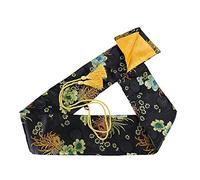 SOFIALXC Soie Sword Bag Samurai Katana Wakizashi Tanto Sword Cover Carry Bag avec Golden Gland,A