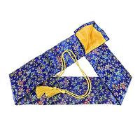 SOFIALXC Soie Sword Bag Samurai Katana Wakizashi Tanto Sword Cover Carry Bag avec Golden Gland,P