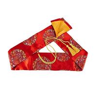 SOFIALXC Soie Sword Bag Samurai Katana Wakizashi Tanto Sword Cover Carry Bag avec Golden Gland,Q