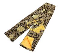 SOFIALXC Soie Sword Bag Samurai Katana Wakizashi Tanto Sword Cover Carry Bag avec Golden Gland,T