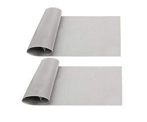 SOFIALXC Wire Mesh Maille Métallique Filtre d'acier Inoxydable Grillage Mailles Fines 40 Mesh, Longueur 100cm pour Portes Et Fenêtres Empêcher des Souris Insectes Et Serpents-50cm wide2pcs