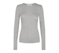 Sofie Schnoor - Chemisier à Manches Longues Gris Chiné - Femme - Tops - Gris - Taille: 40 FR