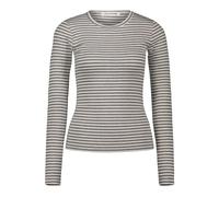Sofie Schnoor - Chemisier à Rayures Gris à Manches Longues - Femme - Tops - Gris - Taille: 44 FR
