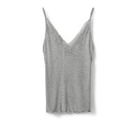 Sofie Schnoor - Haut Gris Mel avec Détails en Dentelle - Femme - Tops - Gris - Taille: 40 FR