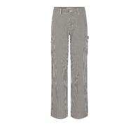 Sofie Schnoor - Pantalon Cargo Noir avec Imprimé Rayé - Femme - Pantalons - Multicolore - Taille: 36 FR
