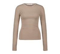 Sofie Schnoor - T-shirt à Rayures Beige à Manches Longues - Femme - Tops - Beige - Taille: 38 FR