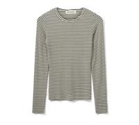 Sofie Schnoor - T-shirt à Rayures Long Army Rayé - Femme - Tops - Beige - Taille: 36 FR