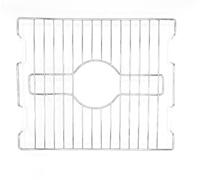 SOFINNI Grille de Protection d'évier de Cuisine en Acier Blanc Anti-Rouille (chromé) (40,6 x 31,8 cm)