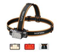 Sofirn HS23 Lampe frontale 3320 lm avec lumière rouge, blanche et neutre | Portée 192M, USB-C, IPX6, 660NM, CRI90, autonomie 350H, 8 LED, contrôle magnétique, pêche, contrôle, camping, urgence