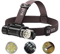 Sofirn Hs41 Lampe Frontale, 4000 Lumens, Portée D'éclairage 325 M, Lampe De Poche Led Rechargeable Usb C, 9 Modes, Avec Batterie, Pour La Course, Le Jogging, La Pêche, Le Camping