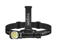 Sofirn HS41 Lampe frontale LED rechargeable 4000 lumens, intensité variable en continu, portée de 325 m, base magnétique, étanche IP68, pour camping, atelier, travail