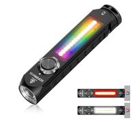 Sofirn IF24 Lampe torche rechargeable LED super lumineuse 2 000 lumens, lampe torche multicolore étanche EDC avec lumières latérales RVB Cob Lights Lampe de poche magnétique pour l'extérieur et le