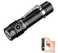 sofirn SC18 Lampe de poche 1800 lumens, distance de faisceau de 200 m, lampe de poche rechargeable USB-C IP68, indice d'étanchéité IP68, idéale pour le transport quotidien, les promenades et les