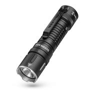 sofirn SC33 Lampe de Poche LED 5200 Lumens Super Lumineuse Lampe Torche Rechargeable EDC avec Interrupteur électronique Arrière pour Recherche en Plein air, Randonnée, Urgences