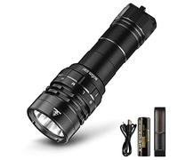 Sofirn SD05 Lampe De Plongée Super Lumineux 3000 Lumen Lampe De Poche De Plongée avec Anneau Magnétique Batterie Étanche Sécurité Sous L'eau 100m