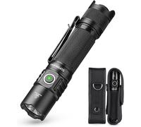 Sofirn Sp35t Tactical Flashlight With Flashlight Case, 3800 Lumens With Dual Switch, 8 Lighting Modes, Super Bright Led Flashlight With Ipx8, Usb-C Rechargeable Torch