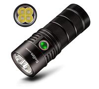 Sofirn SP36PRO Lampe Torche LED 8000 Lumens, Rechargeable USB-C avec Andúril 2 et Plusieurs Modes d’Éclairage, 4 LED, Étanche IPX8, Lampe Torche Puissante pour Camping, Randonnée, Pêche et Urgences