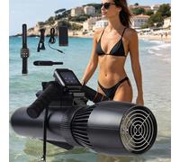 Soflightmok Scooter sous-Marin,Trottinette sous-Marine éLectrique 500w,Boosters De Natation De PlongéE, Ensemble De Propulseur sous-Marin sans Balais 130Minutes, 10Km/H,pour Kayak,Paddle,Snorkeling