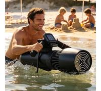 Soflightmok Trottinette sous-Marine éLectrique,Booster De Kayak Portable, pour PlongéE Libre, PlongéE avec Tuba, Moteur sans Balais, Batterie Amovible De 130 Minutes pour Piscine (500w 10000mah)