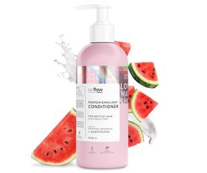 Soflow Conditionneur Cheveux Fragiles Après-shampoing Hydratant pour pour Cheveux À Haute Mèches Délicates en Protéines Protéines Soja Soja et Extraits Naturels des Cheveux Résilients Doux