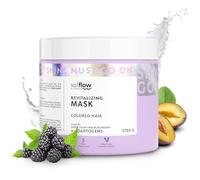 Soflow Masque hydratant pour cheveux colorés avec et et - Nutrition profonde pour cheveux abîmés enrichi en huiles protéinées pour douceur et brillance durables