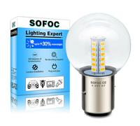 SOFOC Ampoule LED BA20D S2 Blanc Chaud G40 6-30V Phare Moto Voiture 1Pcs | 6V-30V AC/DC • Ampoule S2/H6 • Feu route/croisement • Conception G40 1:1 • Éclairage 360° • Branchement direct • Sans erreur