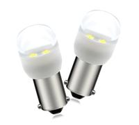SOFOC Ampoule LED BA9S pour Machine de Jeu Arcade Pinball 6V AC/DC Blanc Culot Baïonnette Voyant Tableau de Bord 2Pcs