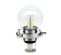 SOFOC - Ampoule LED H4 pour Phare de Moto G40 Compatible 6V 12V 24V AC6-30V 2W 500LM 2835 25SMD Double Fonction (Feux de Route/Croisement) Blanc 1Pièce