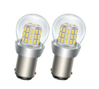 SOFOC BA15D Ampoule LED 48V DC Blanc Chaud Feu de Recul Diurne Lumière Plafond Pour Automobile RV Camping-Car Bateau etc. 3014 39SMD 1000Lm Plus Brillant 2Pcs