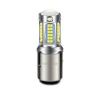 SOFOC-BA20D LED Phare DRL Pleins/Feux de Croisement Double Contact 12V 24V AC10V-30V Compatible 10W Blanc 69Leds 1200Lm 1Pcs