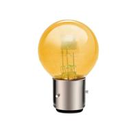 SOFOC-BA21D Phare de moto halogène G40 Ampoule Feux de route/croisement Conception 6V 45/40W Jaune Ambré 800LM Double contact Plug & Play 1Pcs