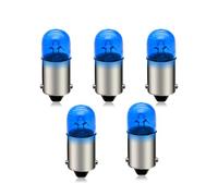 SOFOC BA9S 12V Halogen Bulb Bleu Indicateurs Tableau de Bord Auto/Aviation, Plafonnier, Lumières de Courtoisie, Éclairage d'Ambiance & Feux de Position 5Pcs