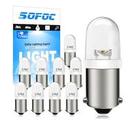 SOFOC BA9S Ampoule LED 12V-220V AC/DC Blanc Chaud T4W H6W Décoration Fêtes & Équipement Industriel Lampe Témoin Panneau Tableau de Bord Avion/Bateau 10Pcs