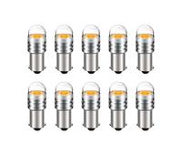SOFOC BA9S LED Bulb Warm White 3000K 12V AC/DC Ampoule pour Feu de Position, Plafonnier, Lampe de Lecture, Plaque d'Immatriculation, Coffre BA9 53 T4W 10Pcs