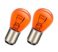 SOFOC-BAZ15D P21/5W Feu de Frein/Marche Arrière Feu de Position Feux de Virage Pour Voiture/Bateaux & Camping-Cars S25 12V Jaune Ambré Double Contact 2Pcs
